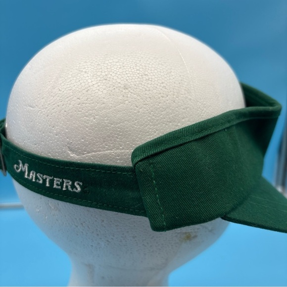 Masters Golf American Needle Adjustable Strap Green Visor ⛳️ - Picture 3 of 7